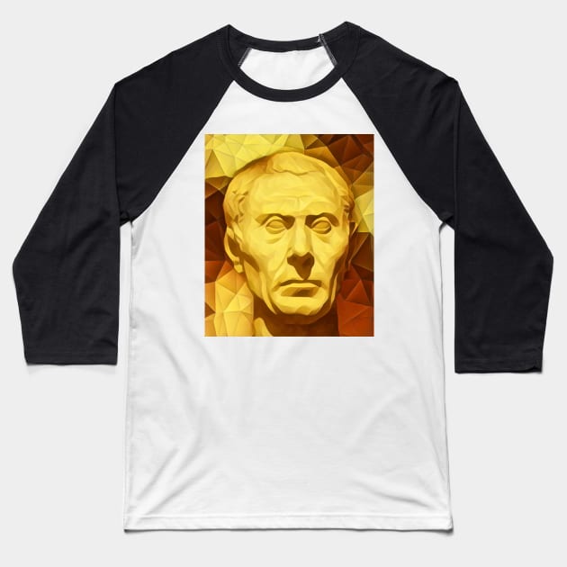 Suetonius Golden Portrait | Suetonius Artwork 9 Baseball T-Shirt by JustLit